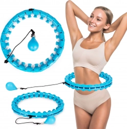 Masažni pametni hula hoop s podesivim promjerom za fitness