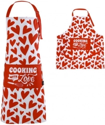 Pregača u tubi s motivom srca