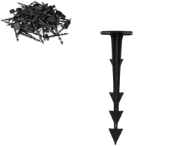 Set od 100 klinova za pričvršćivanje agrotextila 12,5 cm