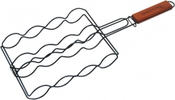 Zaključavajuća košara za roštilj za kobasice, neljepljiva, 50 × 19 cm