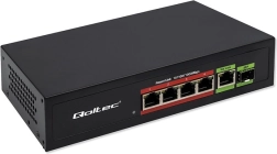 Switch Fast Ethernet PoE s 4x RJ45 PoE, 1x RJ45 Uplink i 1x SFP