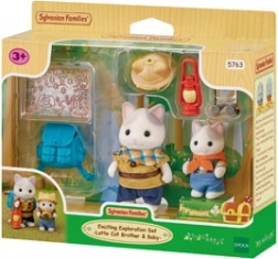 Sylvanian Families velika ekspedicija – brat i sestra Latte Cat Mick i Mabel