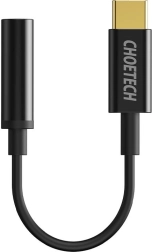 Adapter Choetech AUX003 USB-C na 3,5 mm audio priključak (crni)