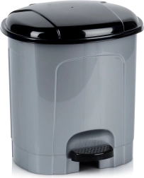 Plastična kanta za otpad s pedalom 5,5 l siva