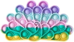 Antistres igračka s osjetilima – paun – Paun