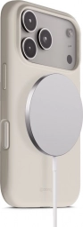 silikonska maskica color cover magnetic za iphone 17 pro max s magsafe – kameno bež