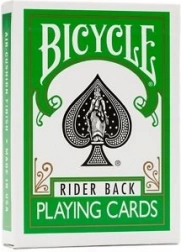 BICYCLE green deck – zelene igraće karte, poker veličina