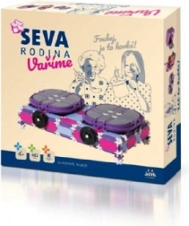 Stavebnica SEVA Obitelj Kuhamo – kuhinjski robot, kuhalo i mikrovalna pećnica, 682 dijela