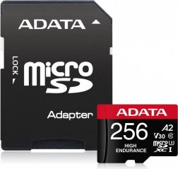 microSD kartica ADATA High Endurance 256GB UHS-I V30 A2
