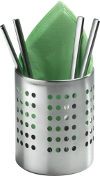 Nehrđajući ocjeđivač i stalak za kuhinjski pribor, srebrni