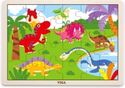 Drvene puzzle dinosauri 24 dijelova