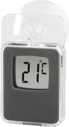 Prozorski digitalni termometar In/Out sivi