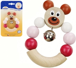 Detoa zvečka medvjedić ružičasta