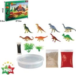 DIY 3D scena dinosaura