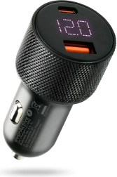Autopunjač EVERACTIVE 75 W s USB-C PD i USB-A QC 3.0