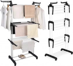 Okomita sušilica rublja s kotačićima, sklopiva, ModernHome