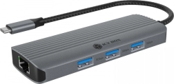 Stolna dokovna stanica 6-u-1 s HDMI, USB, PD i LAN
