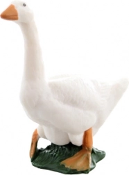 Plastična figurica guske na travnjaku 6 × 7 cm