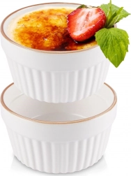 Porculanske posudice za pečenje 9 cm, 170 ml, bijele, 2 kom