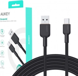 AUKEY najlonski USB-C na USB-A kabel 1.8m