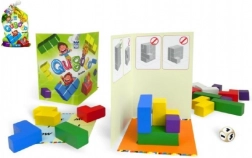 Qubolo društvena igra s drvenim kockama u platnenoj vrećici