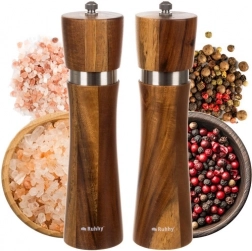 Ruhhy Drveni mlinci za sol i papar – set od 2 komada