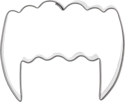 Metalni kalup za kekse vampirski zubi 5,5 cm