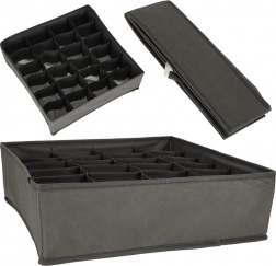 Tekstilni organizator za ladice za rublje, čarape i dodatke – 24 pretinca