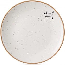 Keramički desertni tanjur bež 20 cm