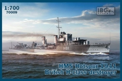Plastični model broda HMS Hotspur (1941) – razarač klase H
