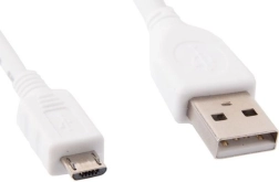 Bijeli USB kabel Micro AM-MBM5P 1 m