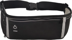 Reflektirajuća trkačka torbica za struk s podesivim pojasom i džepom za bocu