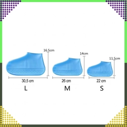 Vodootporne silikonske navlake za cipele protiv kiše i skliskih površina, veličina L