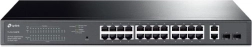 Gigabitni pametni PoE+ preklopnik 24× PoE+, 2× RJ45 uplink i 2× SFP – TP-Link