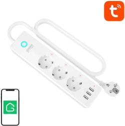 Pametna WiFi utičnica Gosund P1 Plus (3x AC schuko, 3x USB-A) Tuya