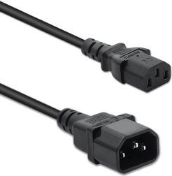 Napojni kabel za UPS IEC C13/C14 3×1,0 mm² 1,5 m