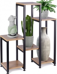 Metalni šesterokatni stalak za cvijeće 80 cm