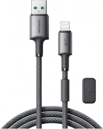 Joyroom magnetski USB–Lightning kabel 1,2 m, 3A, sivi