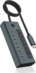 USB‑C hub 7× USB 3.2 Gen 2 s zaslonom i napajanjem 36 W