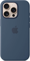 Silikonska futrola MagSafe za iPhone 16 Pro – denim