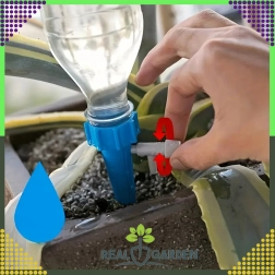 Set od 10 kom komponenata za navodnjavanje u tegle za PET boce s pipcem