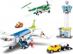 Sluban zračna luka s dva zrakoplova, građevni set