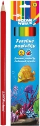Pastelne bojice Ocean World trokutaste 6 kom