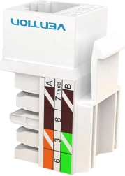 Keystone Jack spojnik Cat.5E UTP 180° Vention IPBW0 bijeli