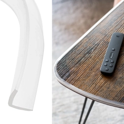 Prozirna silikonska zaštitna traka za rubove namještaja 1 m