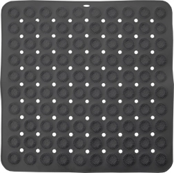 Protuklizna podloga za tuš 54 × 54 cm, siva