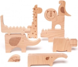 Drvene puzzle Safari od Petit Collage