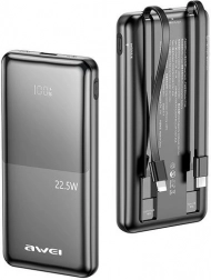 Power banka AWEI P76K 10000 mAh s brzim punjenjem 22,5 W i 4 izlaza