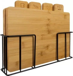 Bambusna daska za rezanje - 4 kom. Ruhy 19338