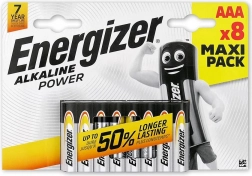 Alkalne baterije AAA Energizer Alkaline Power, blister 8 kom